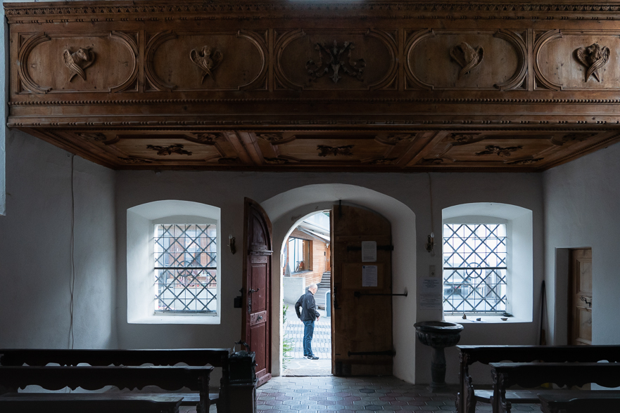 Altes Kircheninneres bei Finstermünz